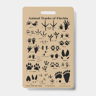 Badge Pistes animales de Floride