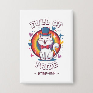 Badge Plein de fierté Fierté de chat LGBTQ