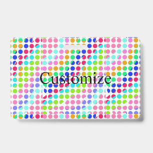 Badge points de couleur multiples Thunder_Cove