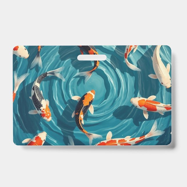 Badge poisson koi (Avant)