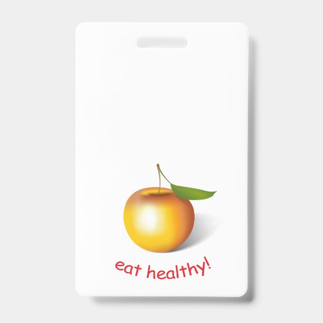 Badge Pomme 3-d (Avant)