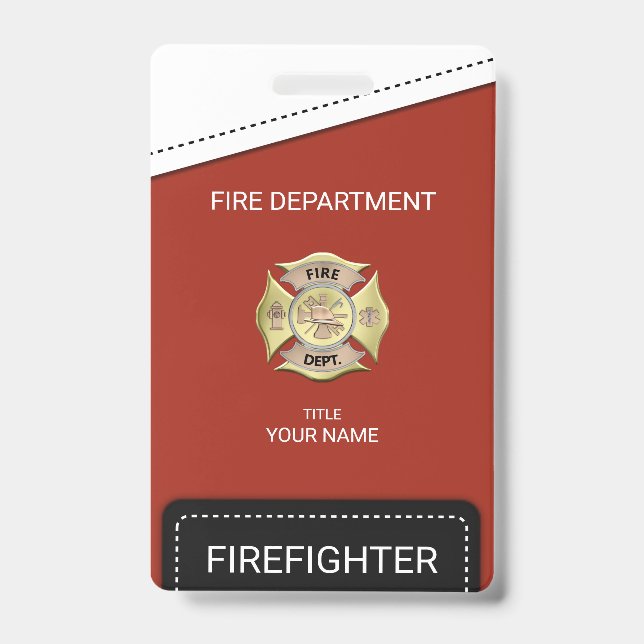 Badge Pompier (Front)