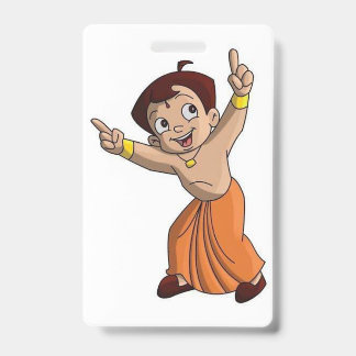 Badge "Porte - bloc d'aventure Chhota Bheem : Où le plai