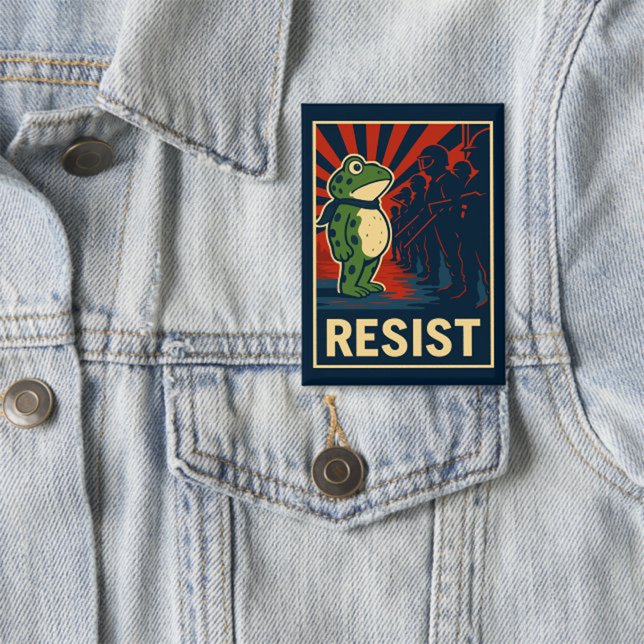 Badge Portland Frog Protest (Créateur téléchargé)