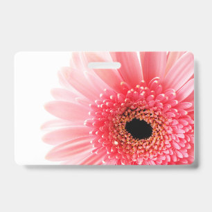 Badge Poster Gerbera Daisy