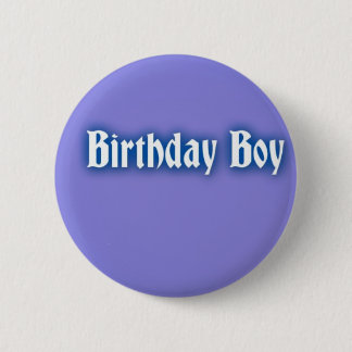 Badge pour garçon d'anniversaire