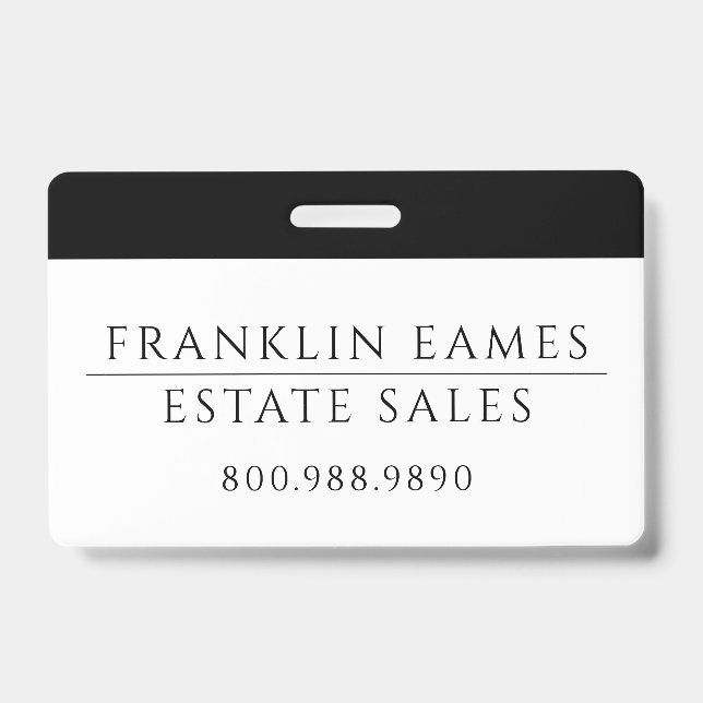 Badge professionnel (Avant)