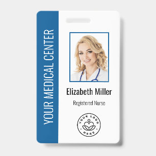 Badge Professionnel de la santé Photo personnalisée et t