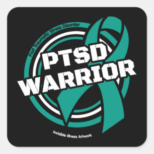 Badge...PTSD Rectangular Sticker
