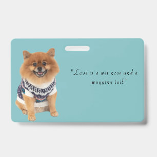Badge Pull pour toutou Poochie