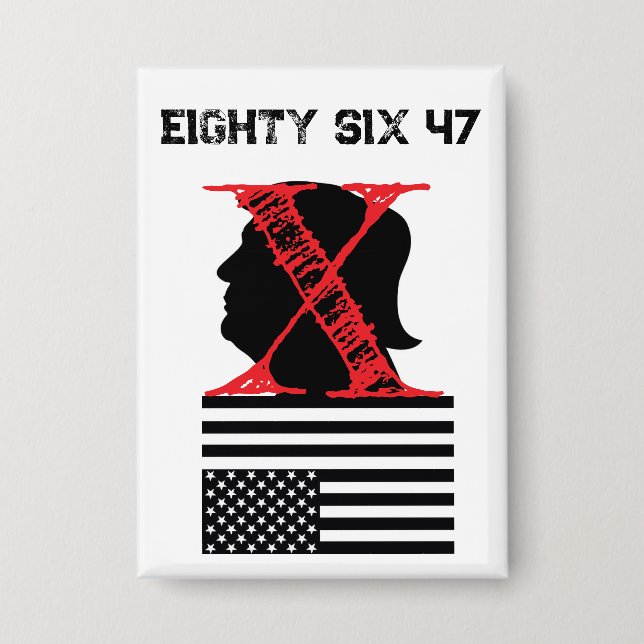 Badge Quatre-Vingt Six 47 Bouton/Épingle (Recto)