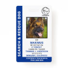 Recherche et Secourir Chien SAR K9 Logo personnali