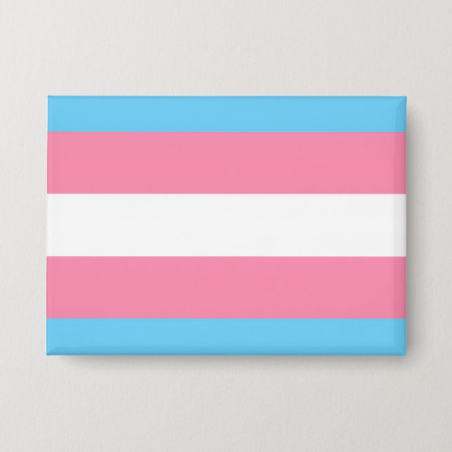 Badge rectangle trans flag button (Recto)