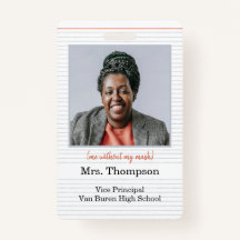 Retour à l'école Insigne d'identification de l'adm