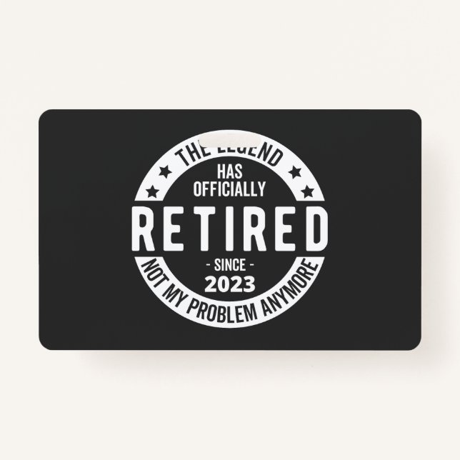 Badge retraité 2023 (Devant)