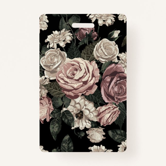Badge rose (Devant)
