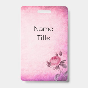Badge Rose de la Saint-Valentin         