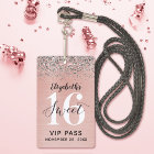 Rose Gold Sweet 16 Anniversaire VIP