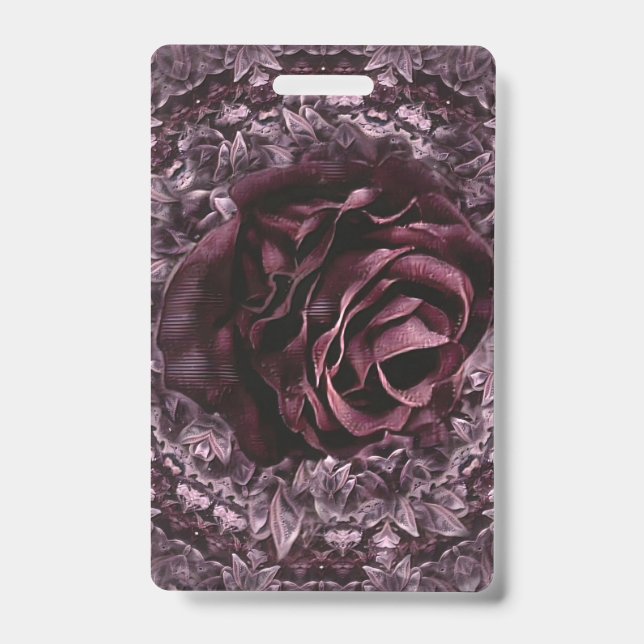 Badge Rose Mandala (Avant)