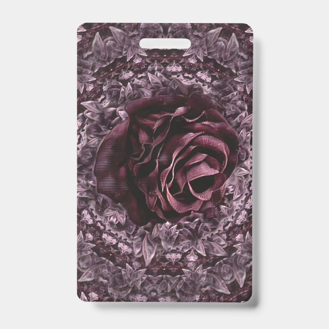 Badge Rose Mandala (Avant)