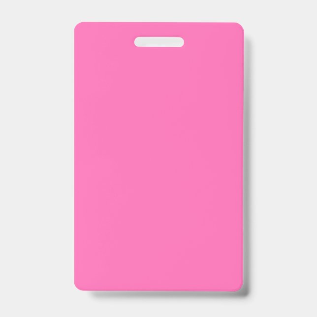 Badge Rose vif (Avant)