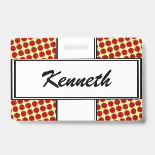 Badge Ruban de fleur de Bourgogne par Kenneth Yoncich