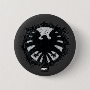 Badge S.H.I.E.L.D. Réseau Mondial Grunge