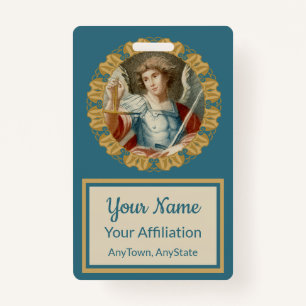 Badge Saint Michel l'Archange (M 010)