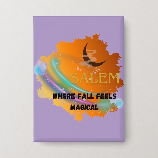 Badge Salem Fall Magic Arc-en-ciel (Recto)