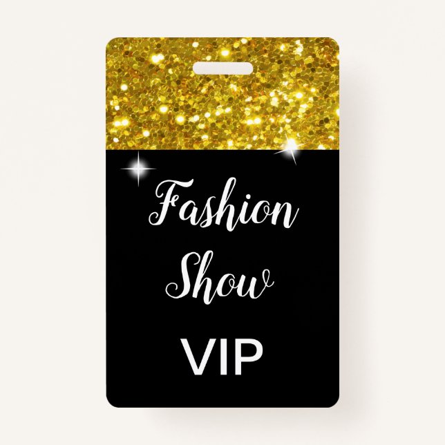 Badge Salon de mode VIP (Devant)