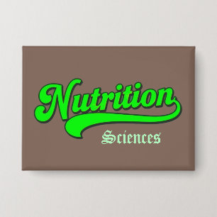 Badge "Sciences de la nutrition" B Grand Rectangle
