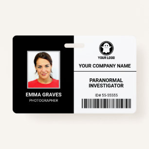 Badge Sécurité de l'ID photo de l'employé de l'enquêteur