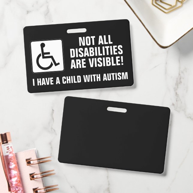 Badge Sensibilisation à l'autisme (Bureau)