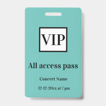 simple vip passeport accès total nom du concert oc