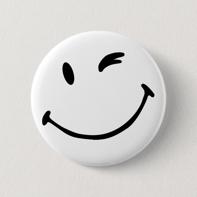Badge - Smile 2 Inch Round Button (Front)