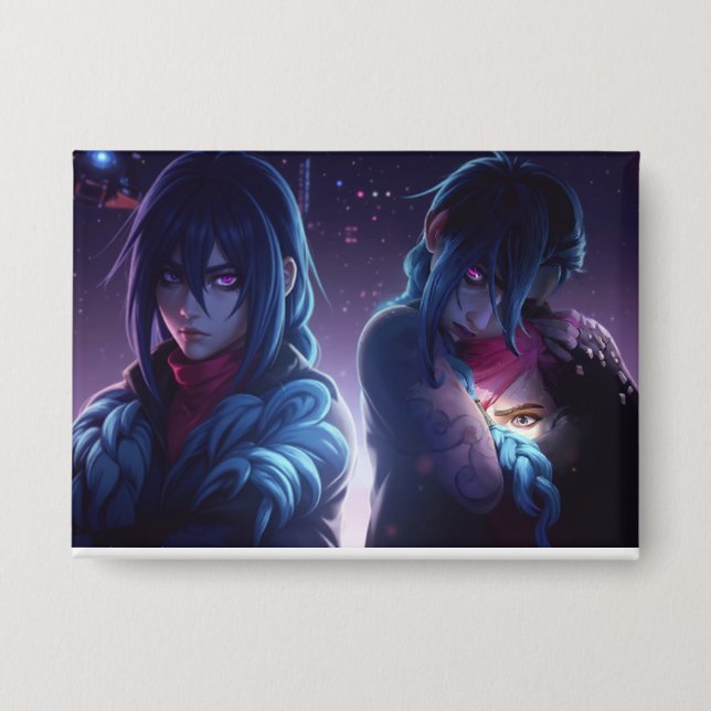 Badge Soeurs Neon Shadow (Recto)