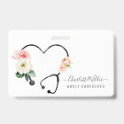 Soins infirmiers Santé Soins Floral Stethoscope