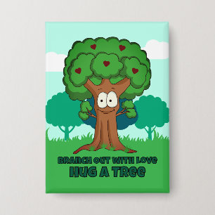 Badge Sortir Avec L'Amour Accrocher Un Arbre