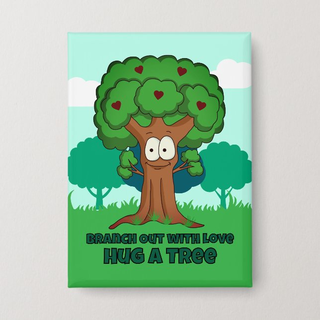 Badge Sortir Avec L'Amour Accrocher Un Arbre (Recto)