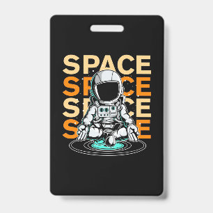 Badge Space Space Astronaut