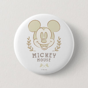 Badge Sportif Mickey Mouse Pastel