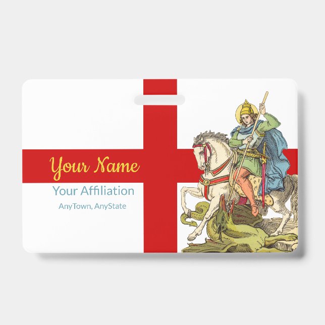 Badge St. George sur le cheval (BS 01) (Avant)