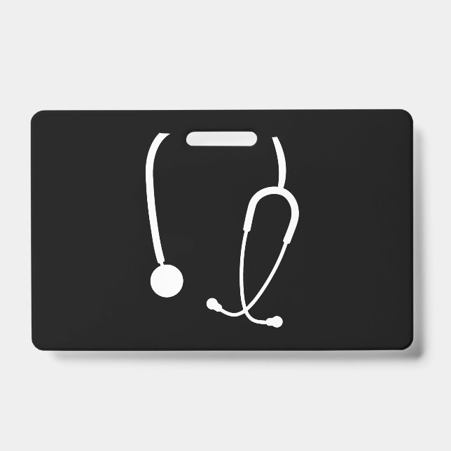 Badge Stethoscope Infirmière Docteur Funny Infirmière (Avant)