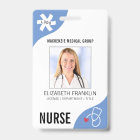 Stethoscope Médicale Editable Blue NURSE