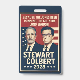 Badge Stewart/Colbert 2028