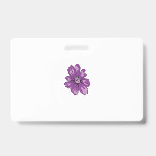 Badge Style Féminin, Aubergine Claire, Cèdre Blanchi