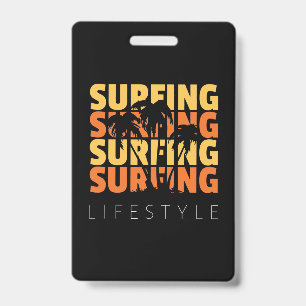 Badge Surf Style de vie Surf