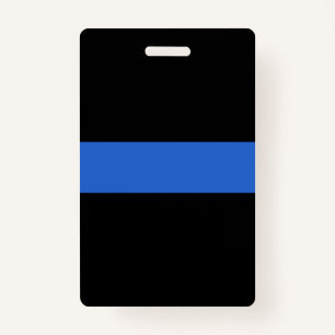 Badge Symbole de solidarité de la police sur le drapeau