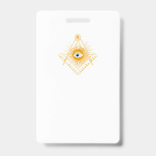 Badge Symbole franc-maçonnerie