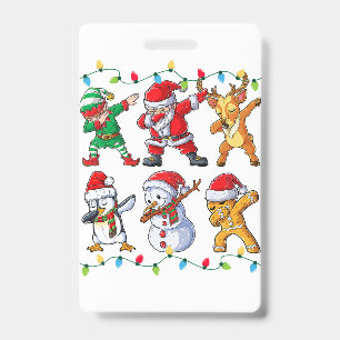 Badge T-shirt de bonhomme en pain d'épice Dabbing pour g